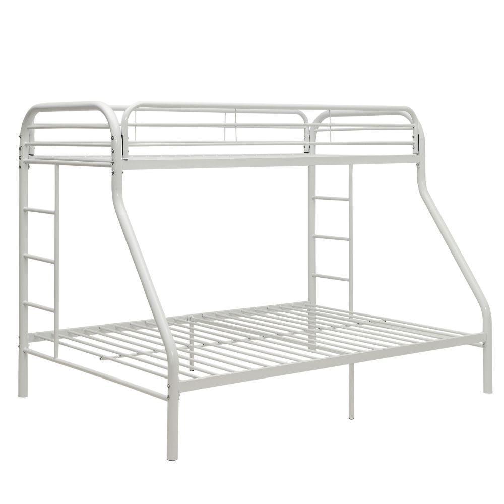 ACME Tritan Twin XL/Queen Bunk Bed, White FredCo