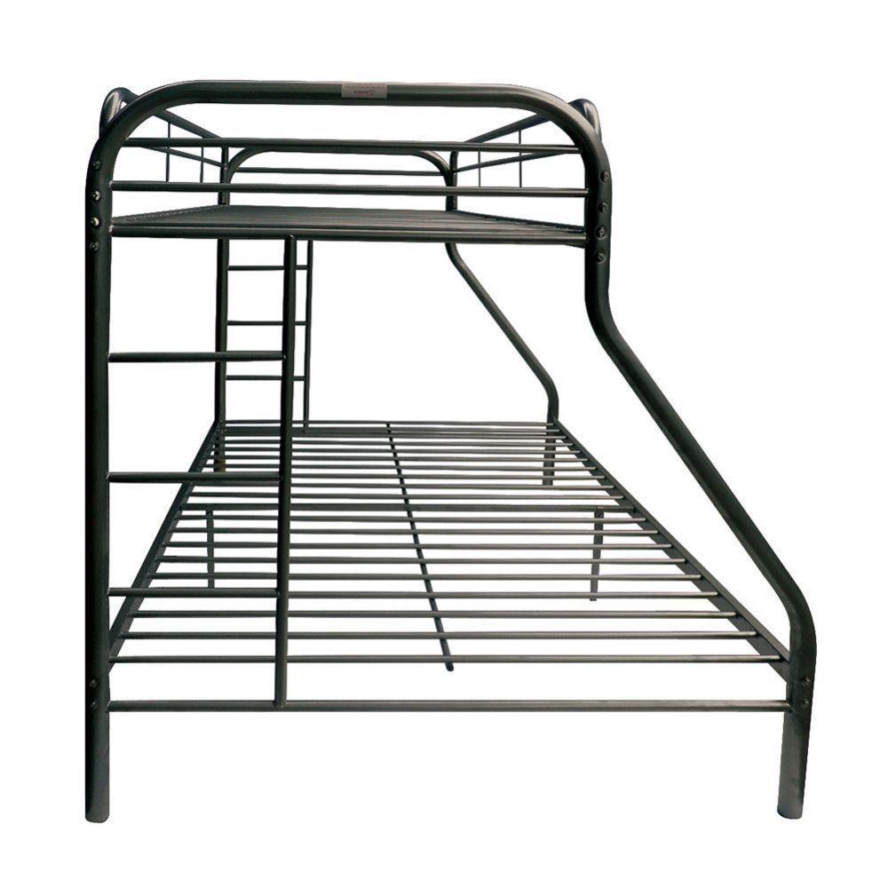 ACME Tritan Twin/Full Bunk Bed, Black FredCo