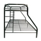 ACME Tritan Twin/Full Bunk Bed, Black FredCo