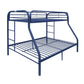 ACME Tritan Twin/Full Bunk Bed, Blue FredCo