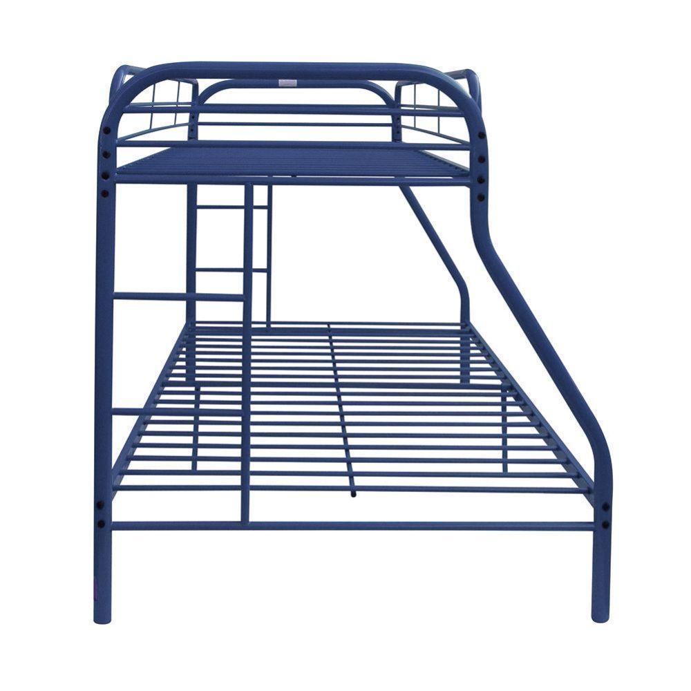 ACME Tritan Twin/Full Bunk Bed, Blue FredCo