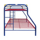 ACME Tritan Twin/Full Bunk Bed, Rainbow FredCo