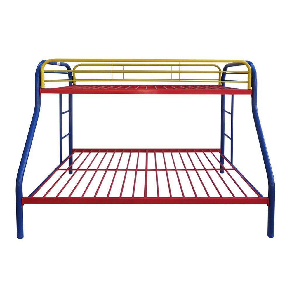 ACME Tritan Twin/Full Bunk Bed, Rainbow FredCo