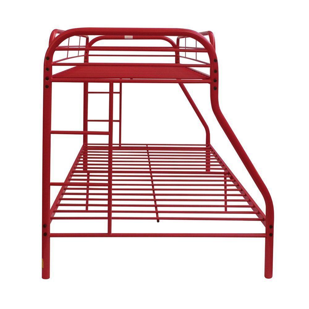 ACME Tritan Twin/Full Bunk Bed, Red FredCo