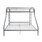 ACME Tritan Twin/Full Bunk Bed, Silver FredCo