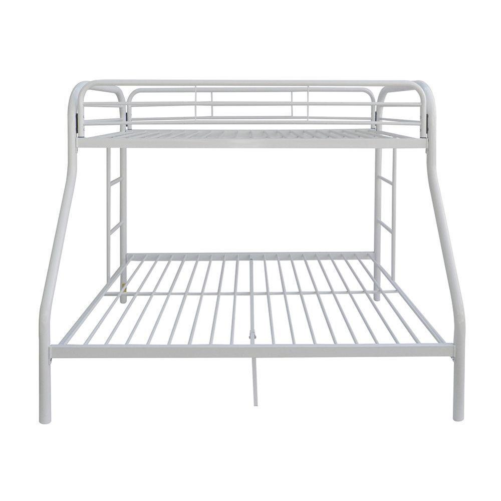 ACME Tritan Twin/Full Bunk Bed, White FredCo