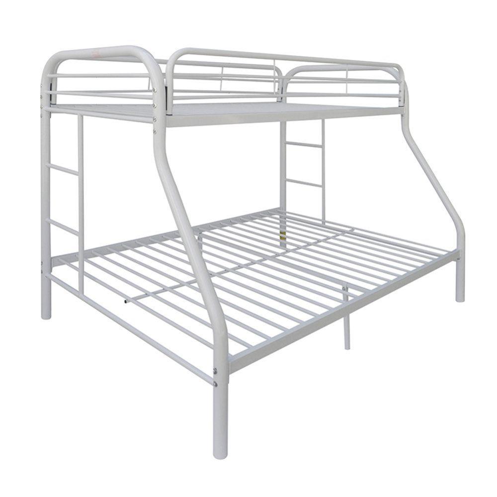 ACME Tritan Twin/Full Bunk Bed, White FredCo