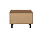 ACME Trolgar Accent Table, Brown Oak & Black Finish FredCo