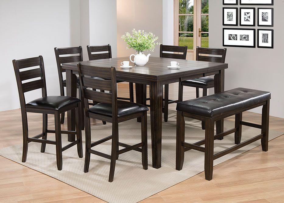 ACME Urbana Counter Height Table, Espresso FredCo