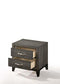 ACME Valdemar Nightstand , Weathered Gray FredCo