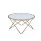 ACME Valora Coffee Table, Champagne & Frosted Glass FredCo