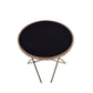 ACME Valora End Table, Champagne & Black Glass FredCo