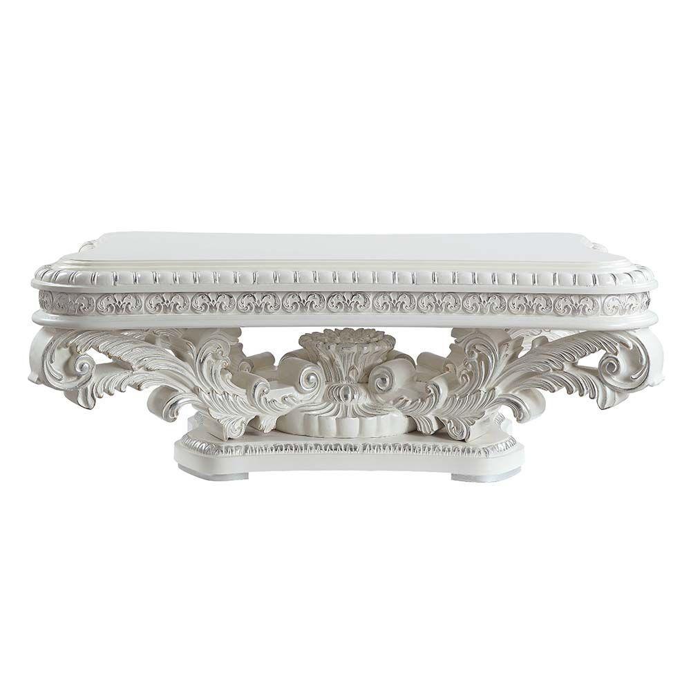 ACME Vanaheim Coffee Table, Antique White Finish FredCo