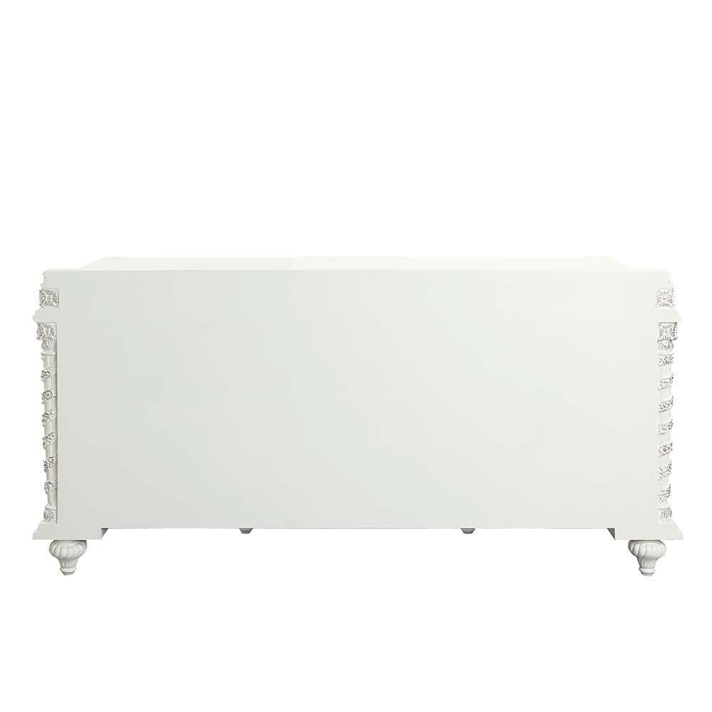 ACME Vanaheim Server, Antique White Finish FredCo