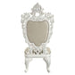 ACME Vanaheim Side Chair (Set-2), Beige PU & Antique White Finish FredCo