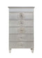 ACME Varian Chest, Silver & Mirrored Finish FredCo