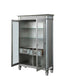ACME Varian Curio, Mirrored & Antique Platinum FredCo
