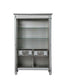 ACME Varian Curio, Mirrored & Antique Platinum FredCo