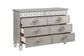ACME Varian Dresser, Silver & Mirrored Finish FredCo