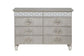 ACME Varian Dresser, Silver & Mirrored Finish FredCo