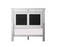ACME Varian Full Bed, Burgundy Velvet, Silver & Mirrored Finish FredCo