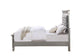 ACME Varian Full Bed, Gray Velvet, Silver & Mirrored Finish FredCo