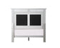 ACME Varian Full Bed, Gray Velvet, Silver & Mirrored Finish FredCo