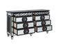 ACME Varian II Dresser, Black Velvet & BLACK & Sliver FINISH FredCo