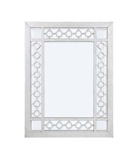 ACME Varian Mirror, Mirrored & Antique Platinum FredCo