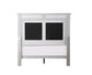 ACME Varian Twin Bed, Gray Velvet, Silver & Mirrored Finish FredCo