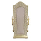 ACME Vatican Arm Chair (1Pc/1Ctn), PU & Champagne Silver Finish FredCo