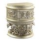 ACME Vatican Nightstand, Champagne Silver Finish FredCo
