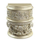 ACME Vatican Nightstand, Champagne Silver Finish FredCo