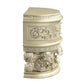 ACME Vatican Nightstand, Champagne Silver Finish FredCo