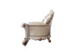 ACME Vendom Chair w/Pillow, Champagne PU & Antique Pearl Finsih FredCo