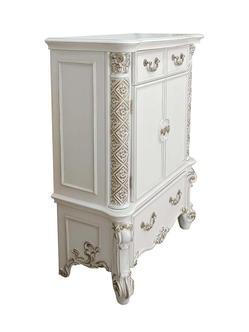 ACME Vendom Chest, Antique Pearl Finish FredCo