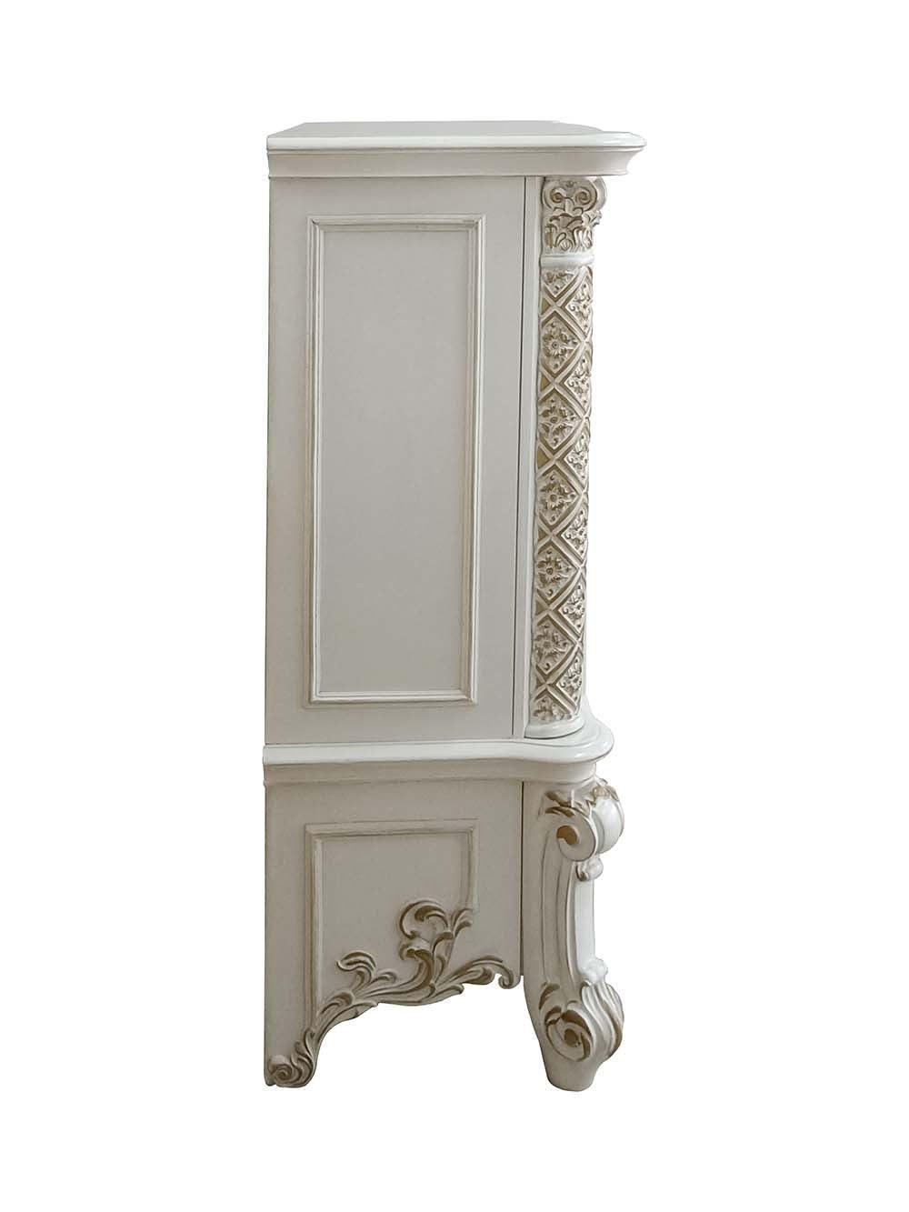 ACME Vendom Chest, Antique Pearl Finish FredCo