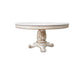 ACME Vendom Dining Table w/Pedestal (60"Dia), Antique Pearl Finish FredCo