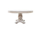 ACME Vendom Dining Table w/Pedestal (60"Dia), Antique Pearl Finish FredCo