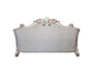 ACME Vendom II Sofa w/6 Pillows, Two Tone Ivory Fabric & Antique Pearl Finsih FredCo