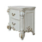 ACME Vendom Nightstand, Antique Pearl Finish FredCo