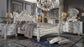 ACME Vendom Queen Bed, PU & Antique Pearl Finish FredCo