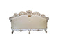 ACME Vendom Sofa w/5 Pillows, Champagne PU & Antique Pearl Finsih FredCo