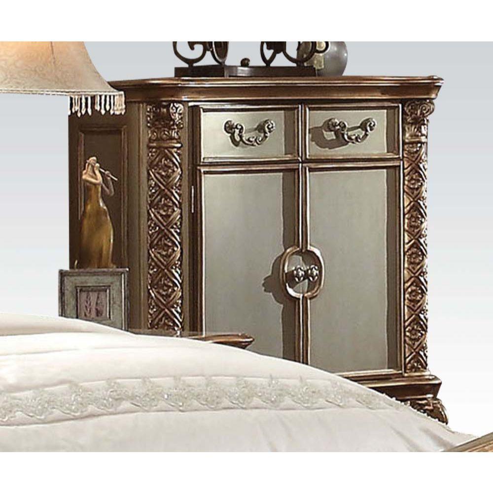 ACME Vendome Chest, Gold Patina & Bone FredCo