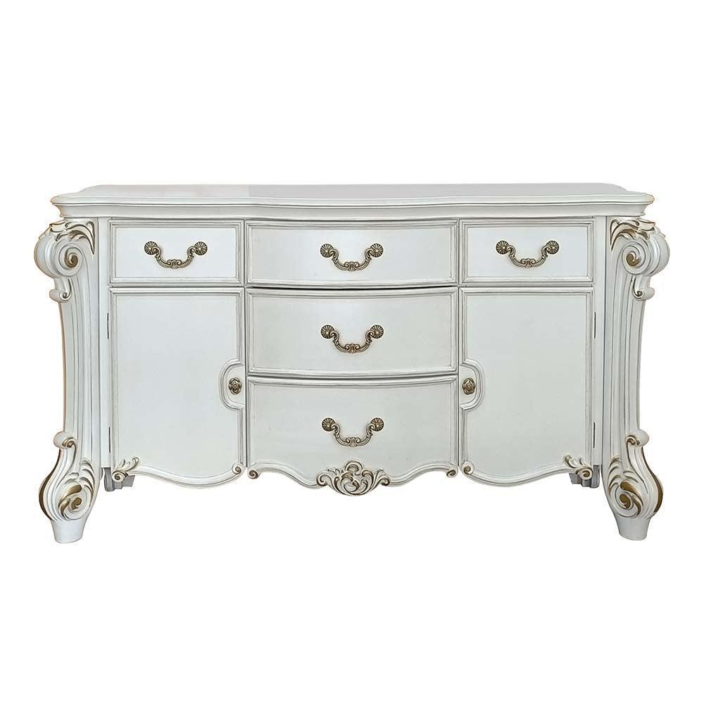 ACME Vendome Dresser, Antique Pearl Finish FredCo