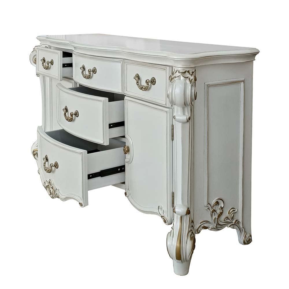 ACME Vendome Dresser, Antique Pearl Finish FredCo