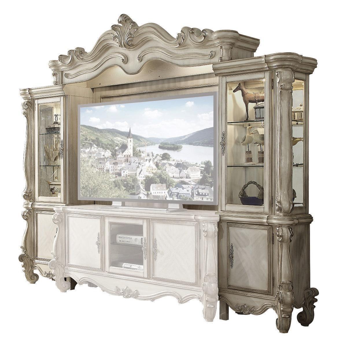 ACME Versailles Entertainment Center, Bone White 91320 FredCo