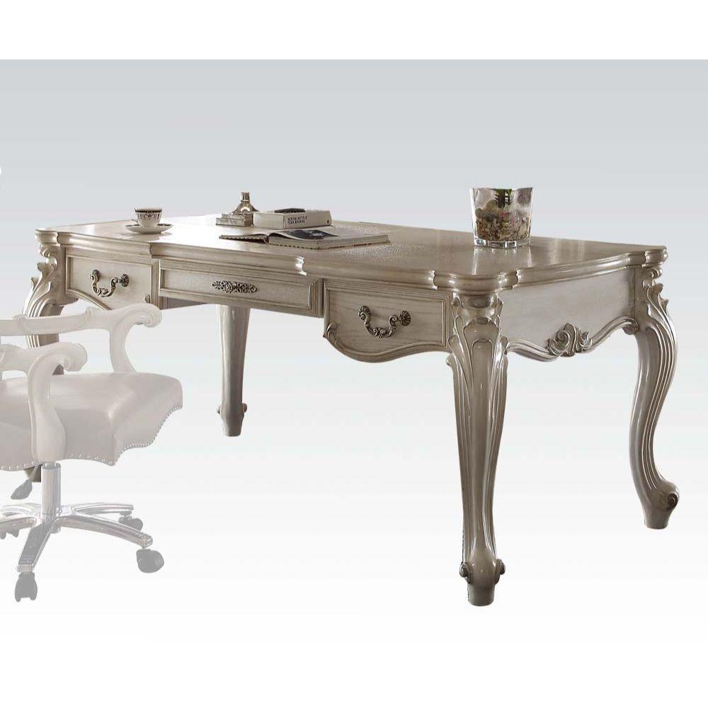 ACME Versailles Executive Desk (Leg), Bone White FredCo