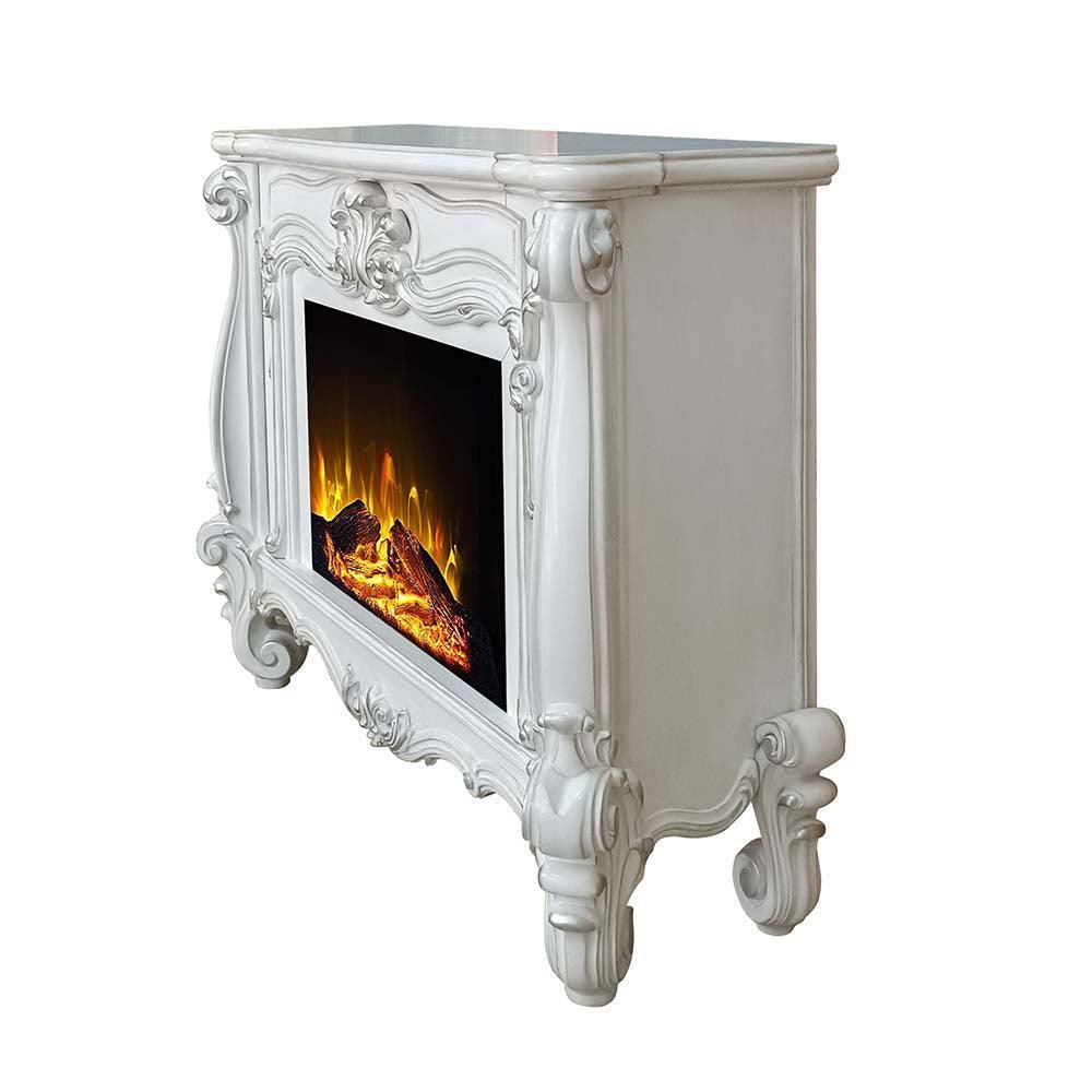ACME Versailles Fireplace, Bone White Finish FredCo