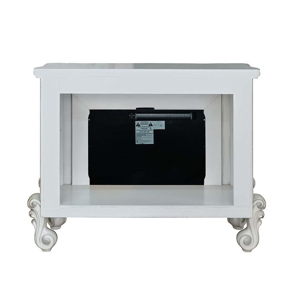 ACME Versailles Fireplace, Bone White Finish FredCo